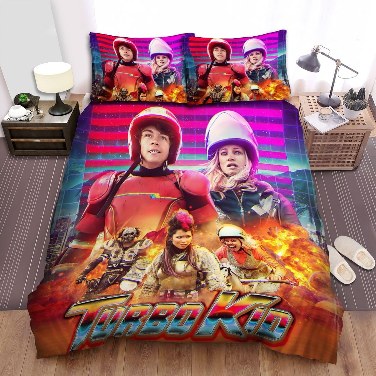 Turbo Kid Poster 5 Decorative Bedding Sets with Duvet Cover Flatsheet Pillowcases
