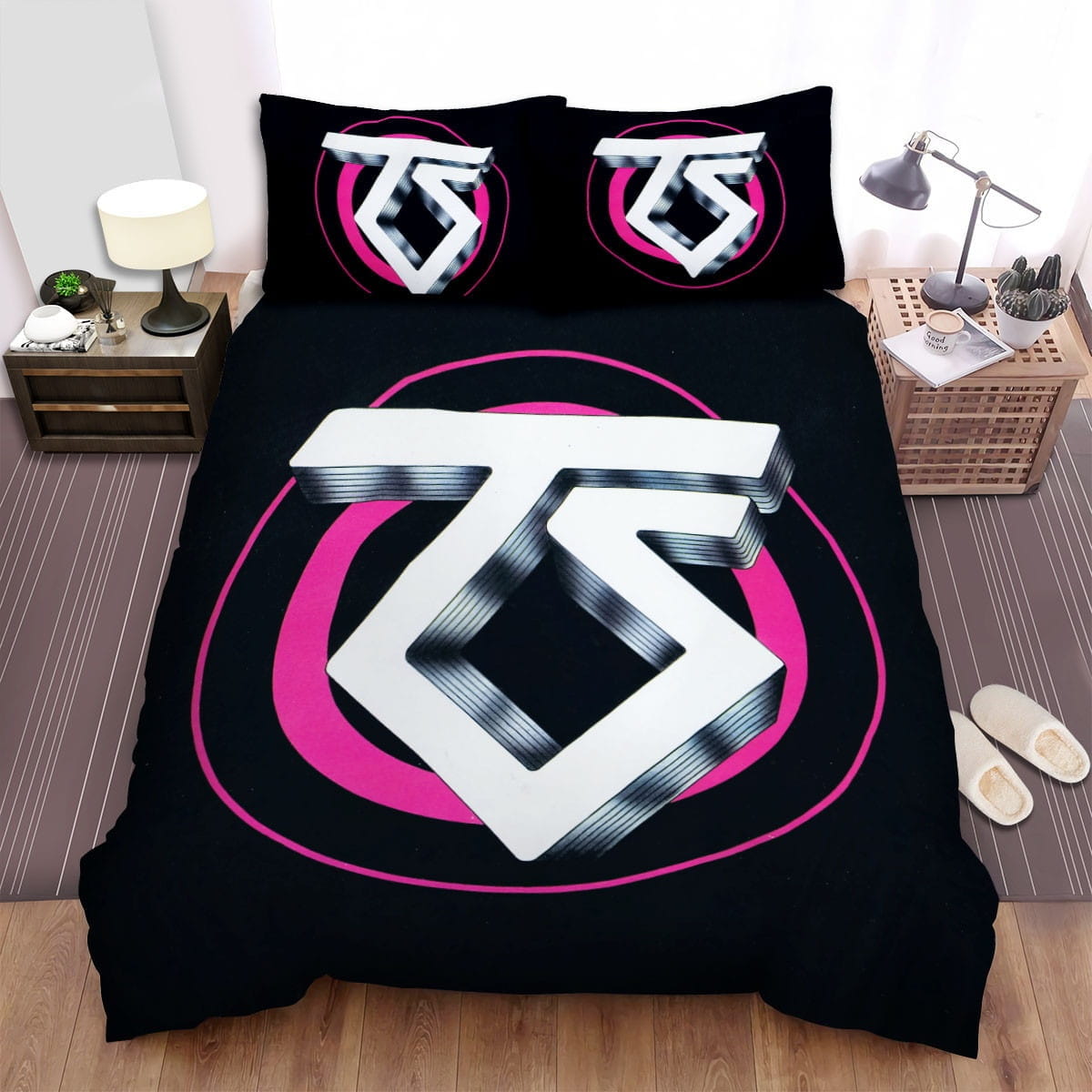 Twisted Sister Logo Bedding Set Duvet Cover Gift For Christmas Birthday Thanksgiving