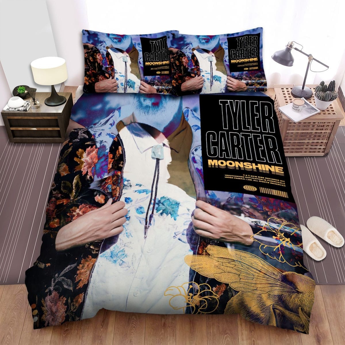 Tyler Carter Moon Shine Bedding Sets Duvet Cover Flatsheet Gift For Wife Husband Besties