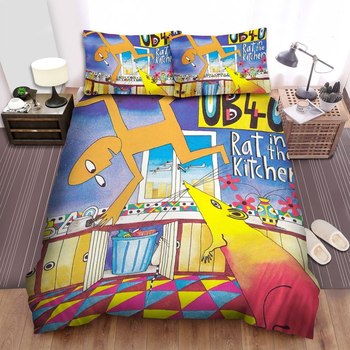 Ub40 Rat In The Kitchen Bedding Sets Duvet Cover Flatsheet Pillowcases For Every Bedroom