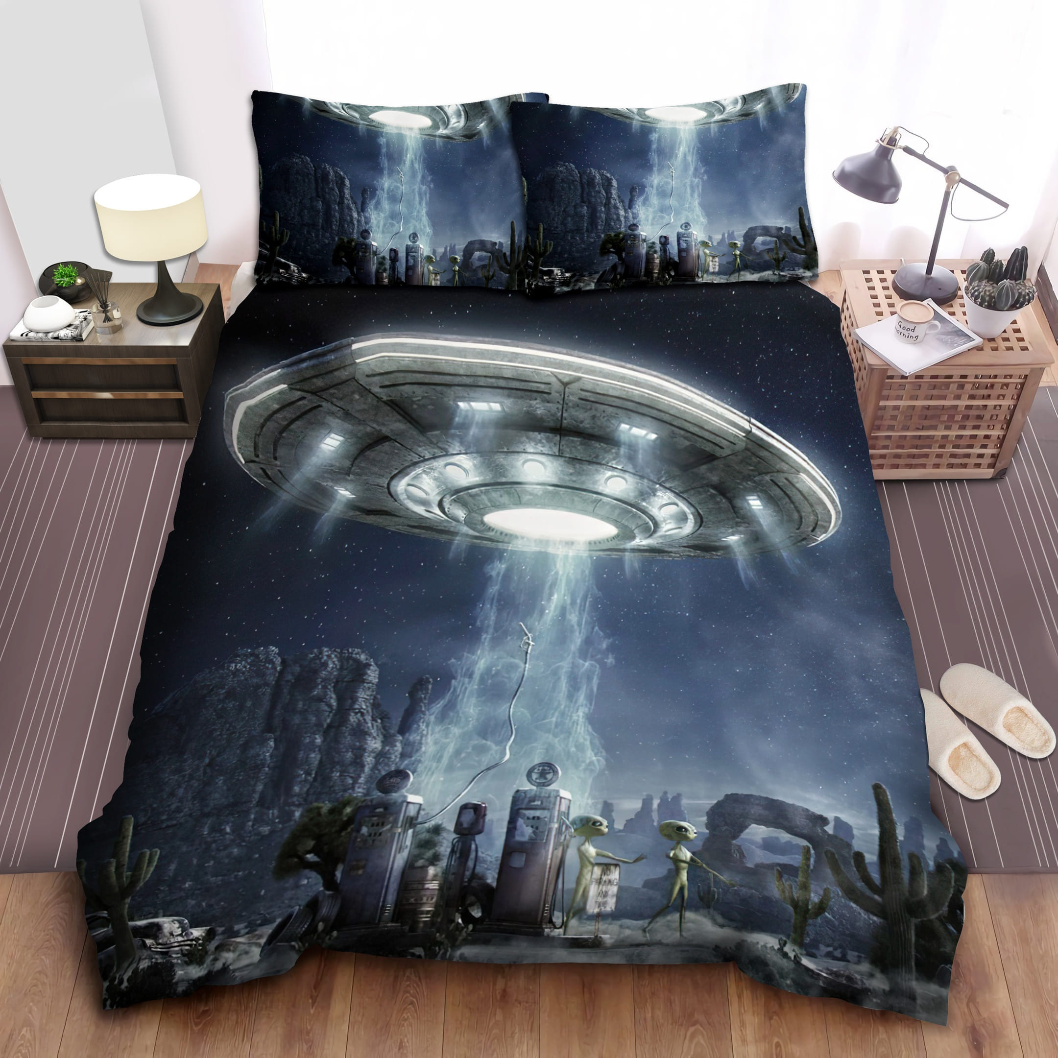 Ufo Station Bedding Sets Duvet Cover Flatsheet Pillowcases For Every Bedroom