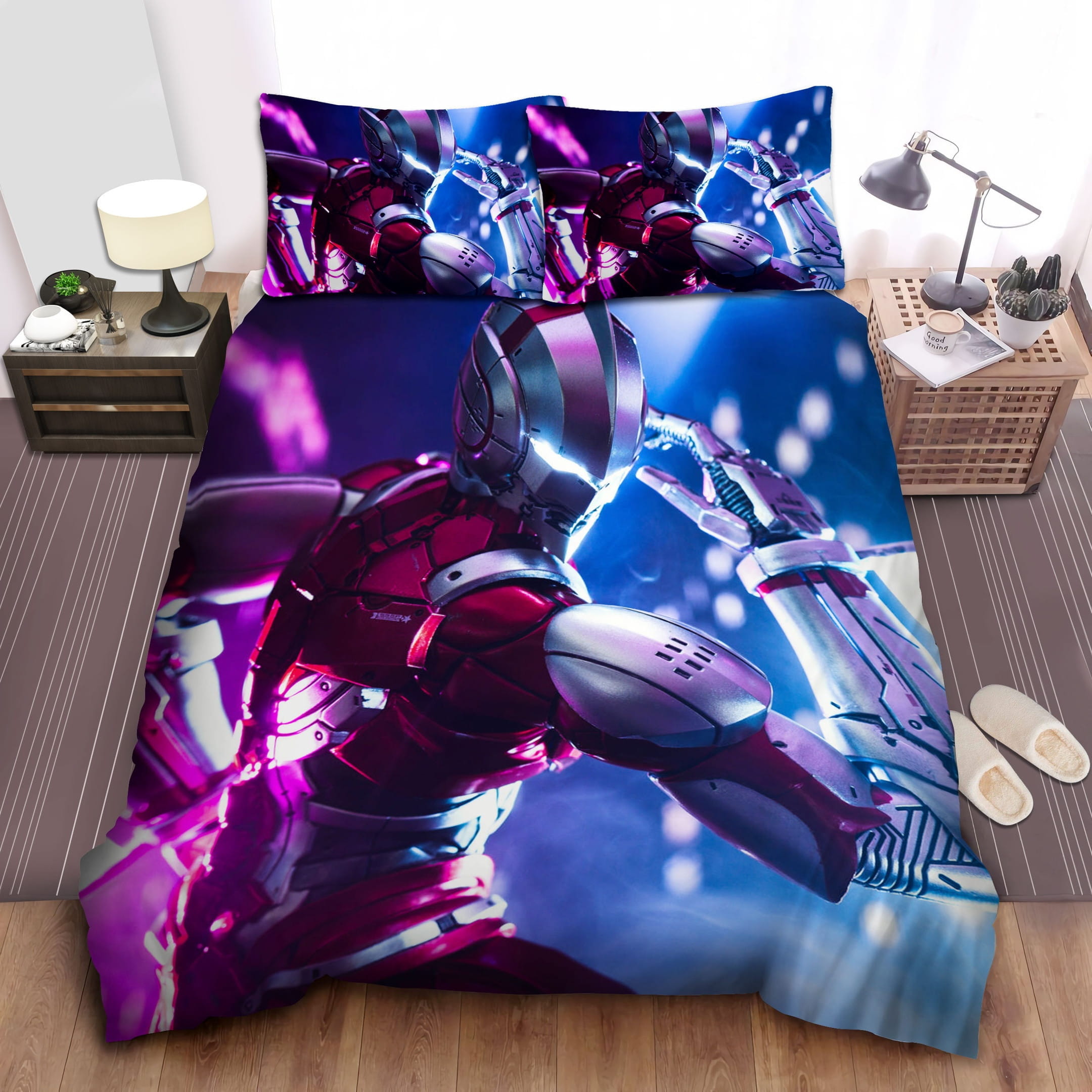 Ultraman Z Decorative Bedding Sets with Duvet Cover Flatsheet Pillowcases