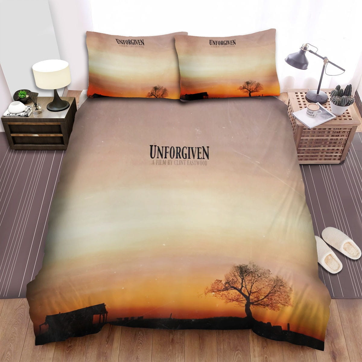 Unforgiven Poster Bedding Sets Duvet Cover Flatsheet Gift For Christmas Thanksgiving Halloween