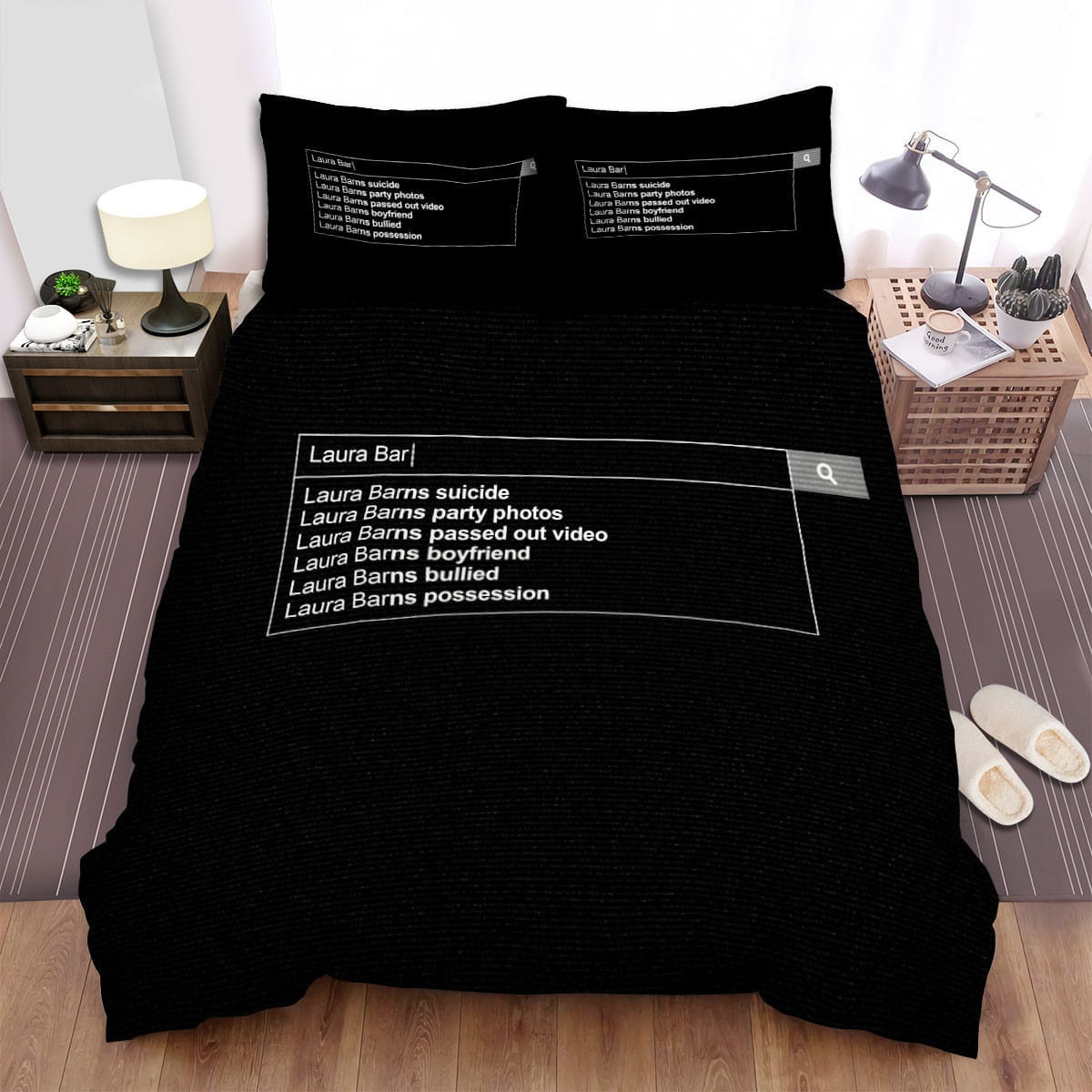 Unfriended 2014 Laura Bar Bedding Sets Duvet Cover Flatsheet Pillowcase