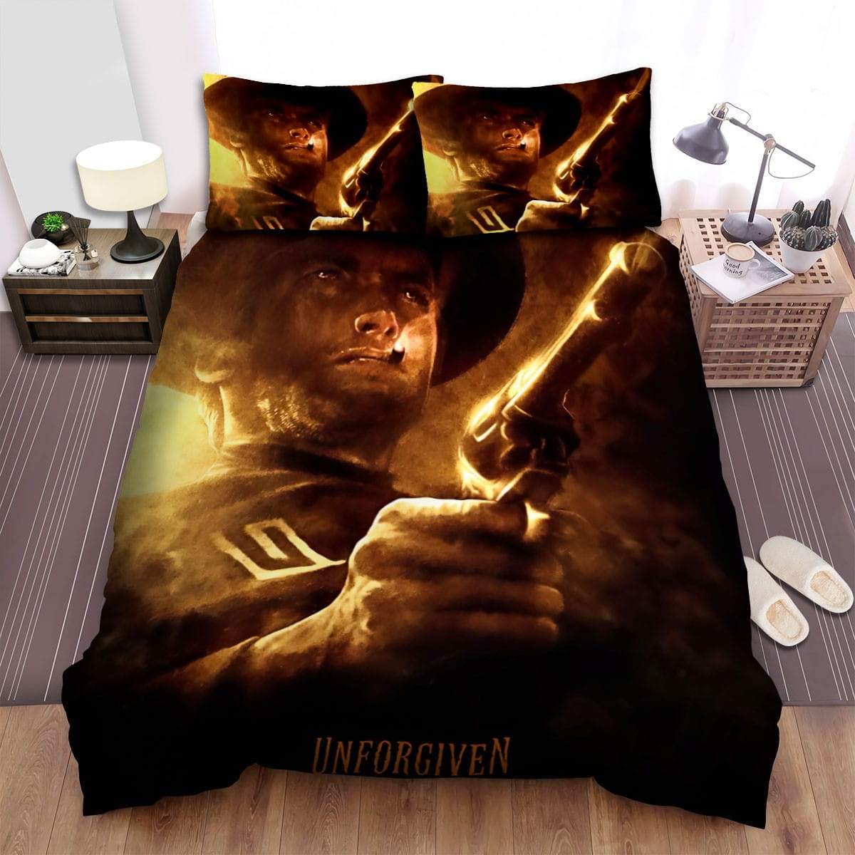 Unforgiven Poster 3 Bedding Sets Duvet Cover Flatsheet Pillowcases Perfect Gift For Fans