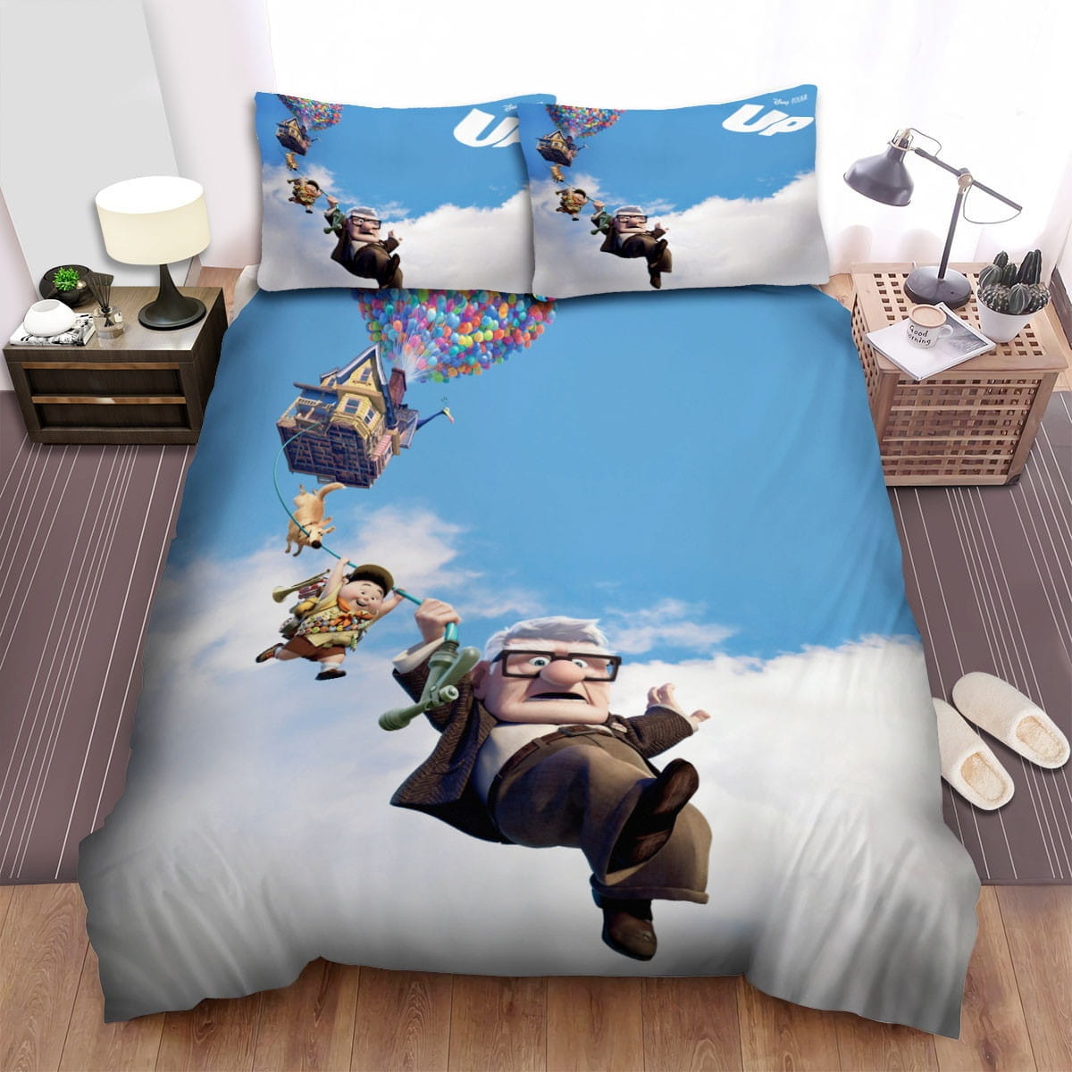 Up Movie Original Poster Bedding Sets Duvet Cover Flatsheet Gift For Wife Husband Besties