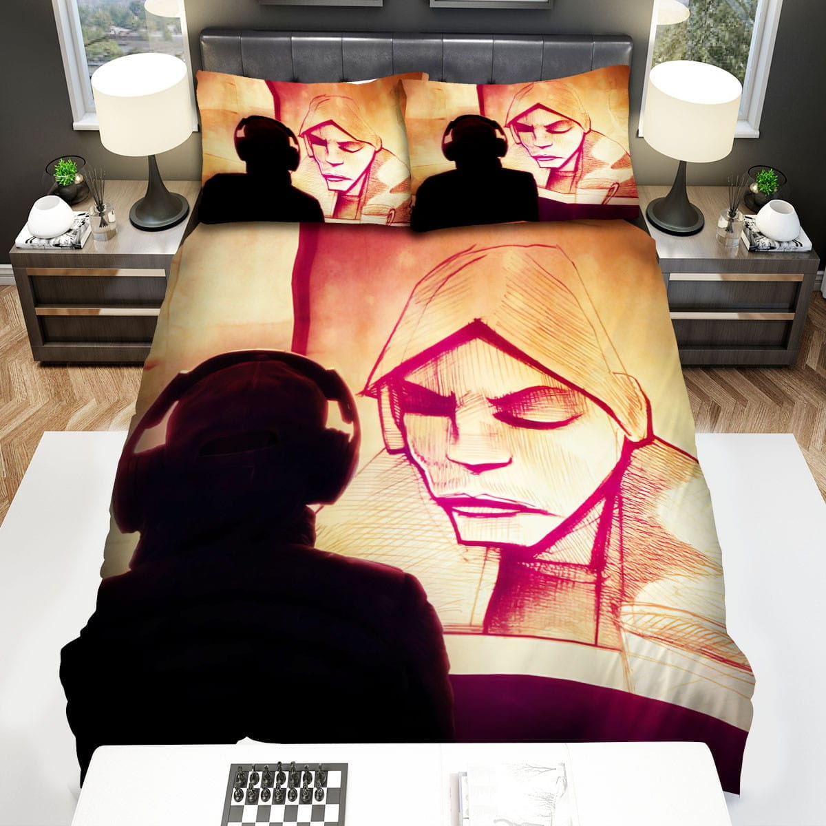 Untrue Burial Bedding Sets Duvet Cover Flatsheet Gift For Wife Husband Besties