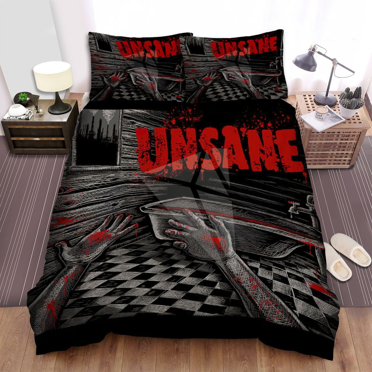 Unsane Movie Digital Art Bedding Set Duvet Cover Gift For Christmas Birthday Thanksgiving