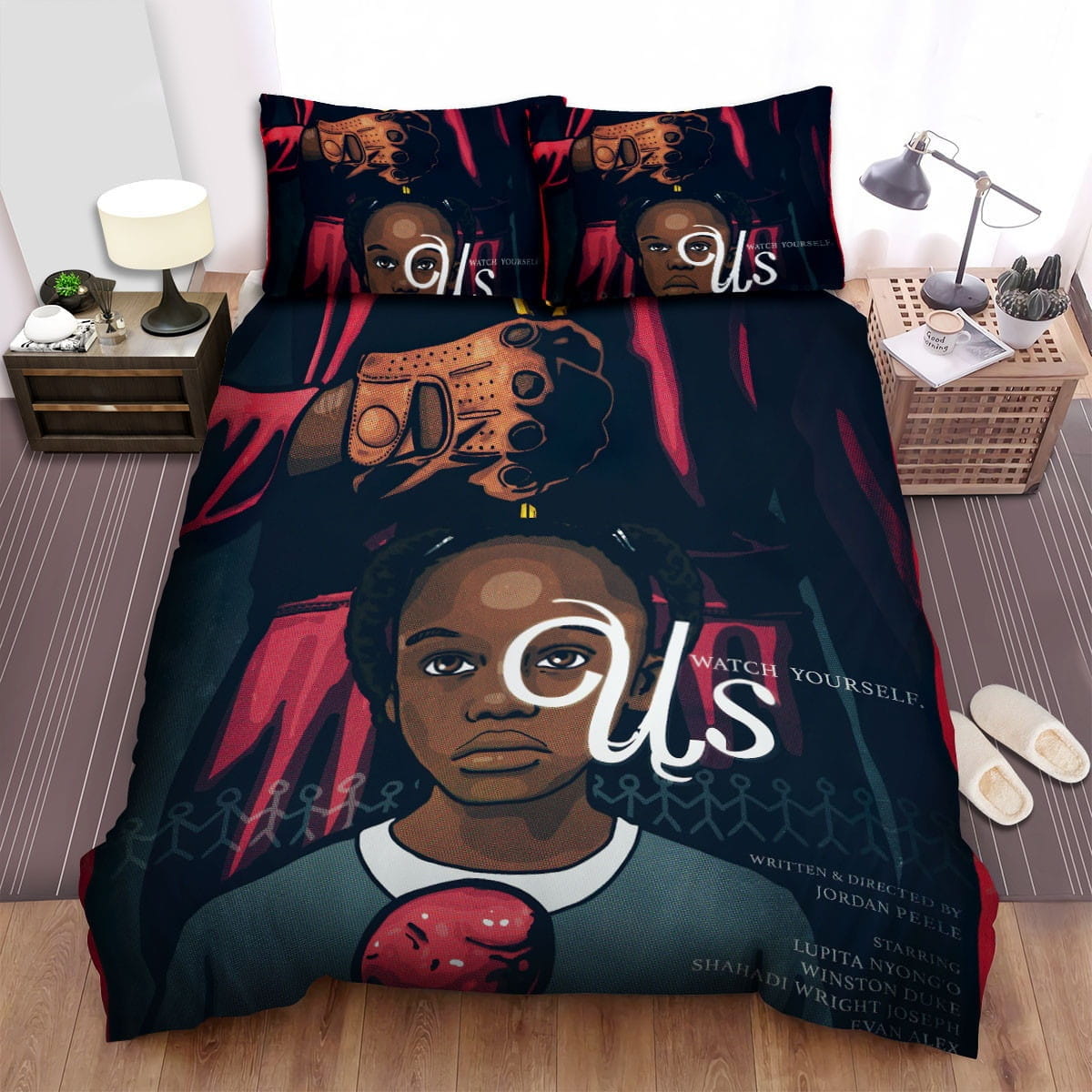Us Ii Movie Art Bedding Set Duvet Cover Gift For Christmas Birthday Thanksgiving