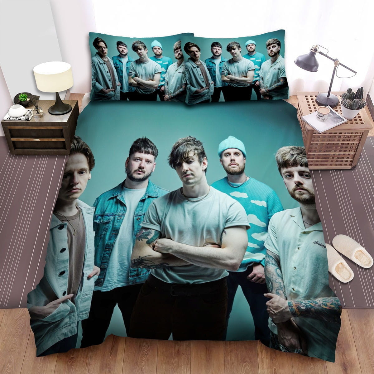 Upset Member Band Bedding Sets Duvet Cover Flatsheet Gift For Christmas Thanksgiving Halloween