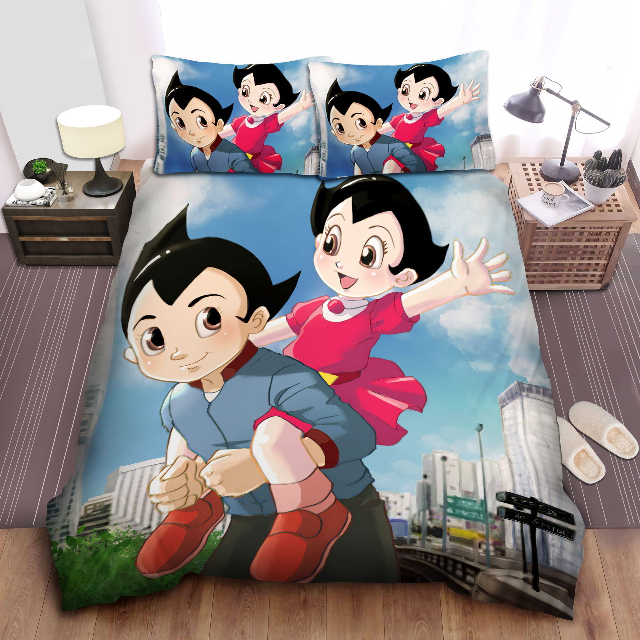 Uran And Atom Decorative Bedding Sets with Duvet Cover Flatsheet Pillowcases