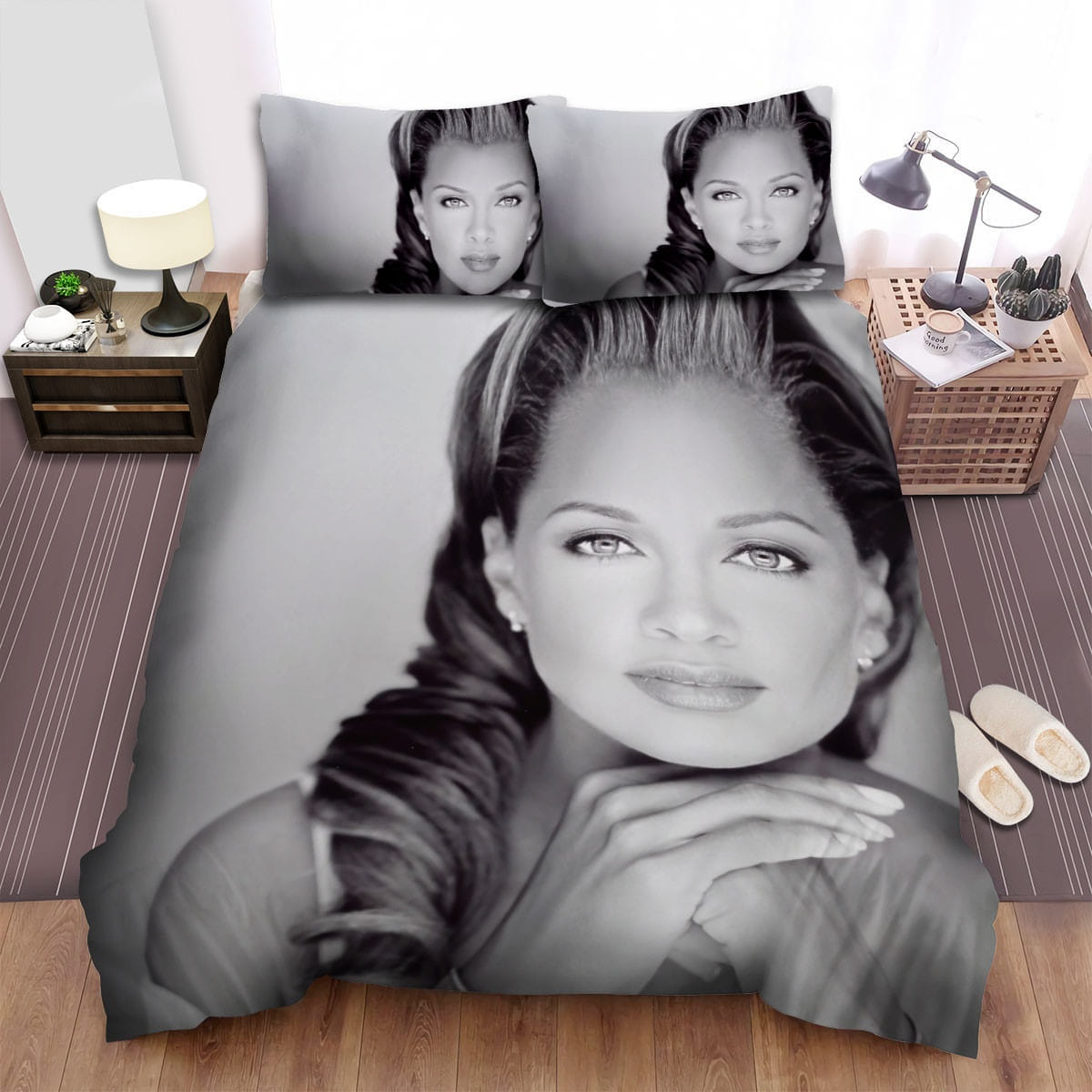 Vanessa Williams Beauty Bedding Sets Duvet Cover Flatsheet Gift For Wife Husband Besties