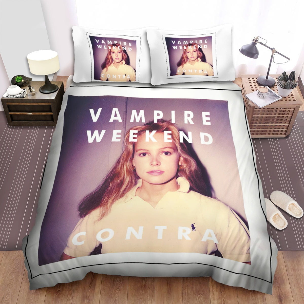 Vampire Weekend Band Contra Bedding Sets Duvet Cover Flatsheet Pillowcases Perfect Gift For Fans