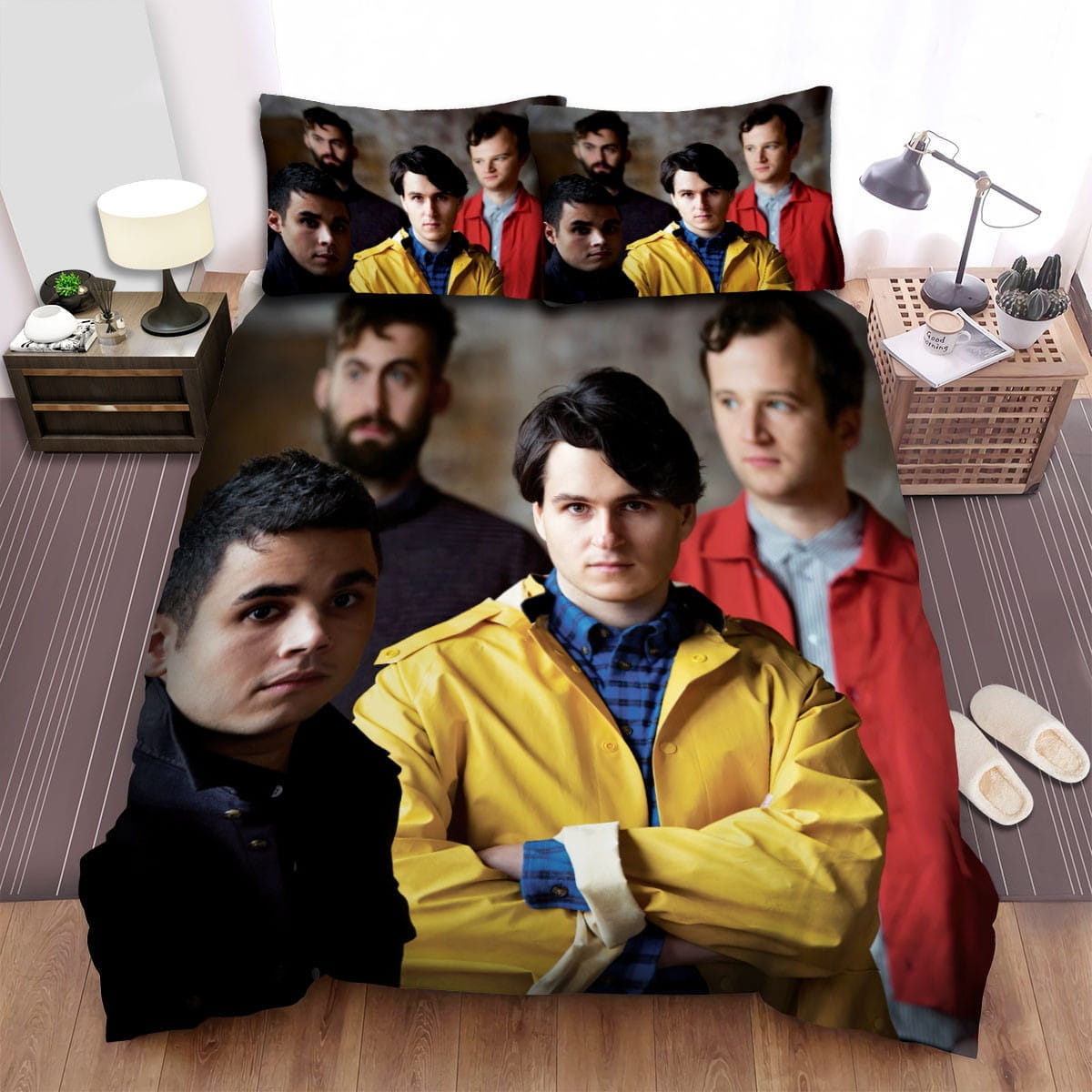 Vampire Weekend Band Focus Bedding Sets Duvet Cover Flatsheet Gift For Christmas Thanksgiving Halloween