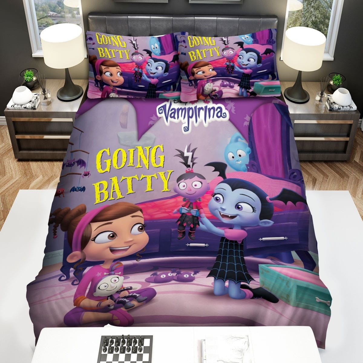 Vampirina Going Batty Decorative Bedding Sets with Duvet Cover Flatsheet Pillowcases