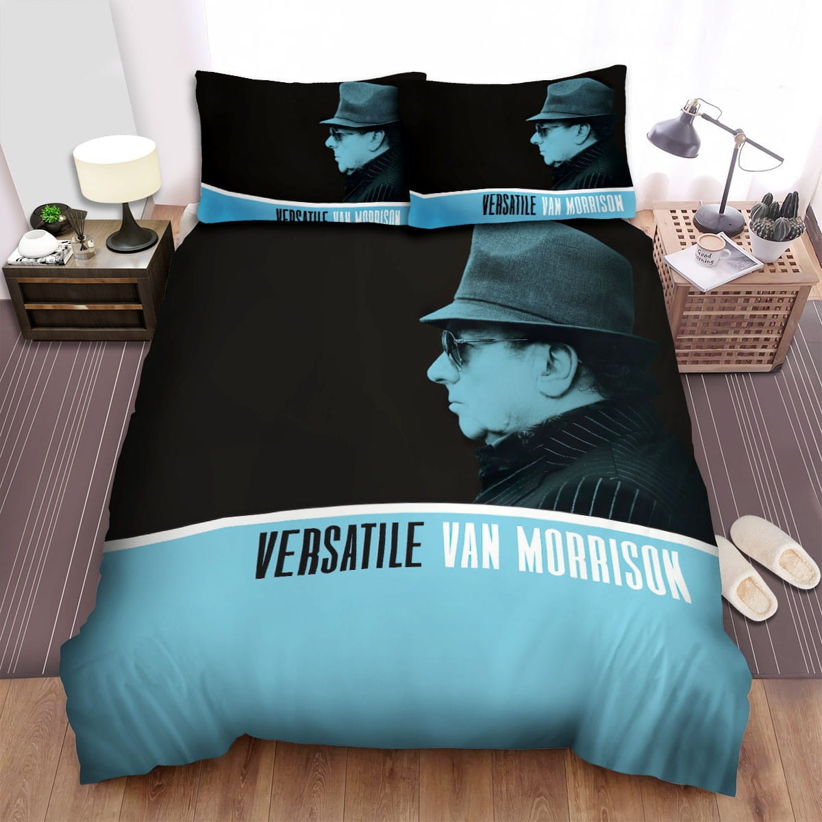 Van Morrison Versatile Bedding Sets Duvet Cover Flatsheet Pillowcases Perfect Gift For Fans