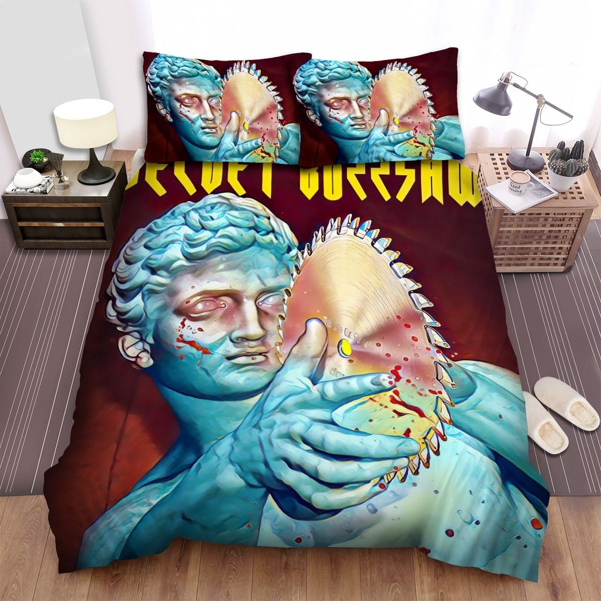 Velvet Buzzsaw Movie Art Decorative Bedding Sets with Duvet Cover Flatsheet Pillowcases