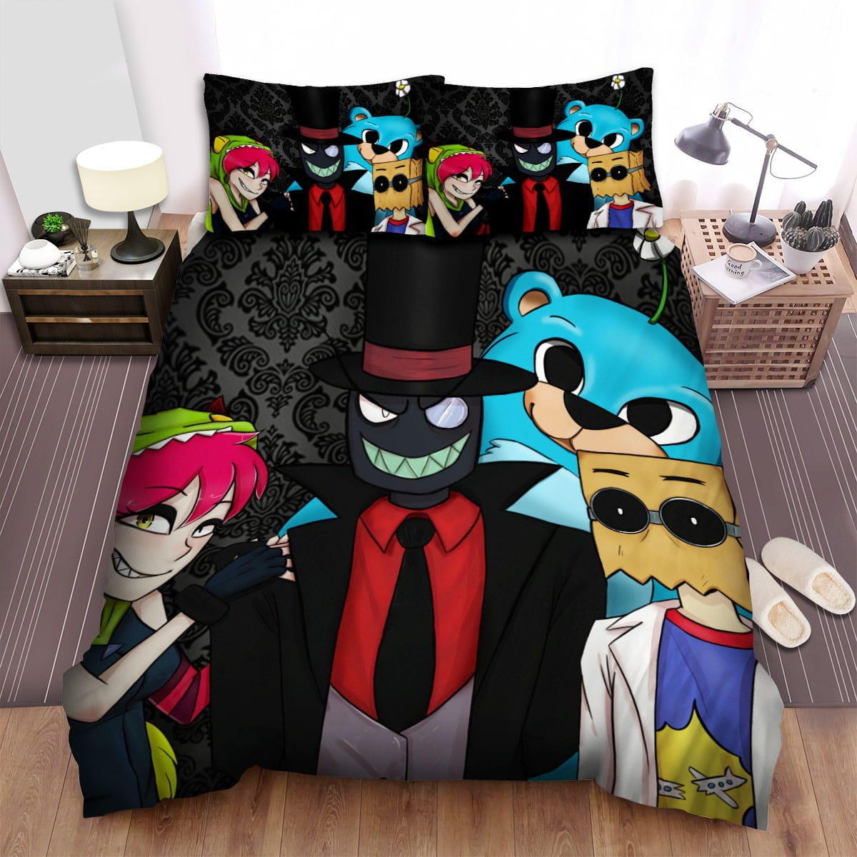 Villainous Main Characters Bedding Sets Duvet Cover Flatsheet Gift For Christmas Thanksgiving Halloween