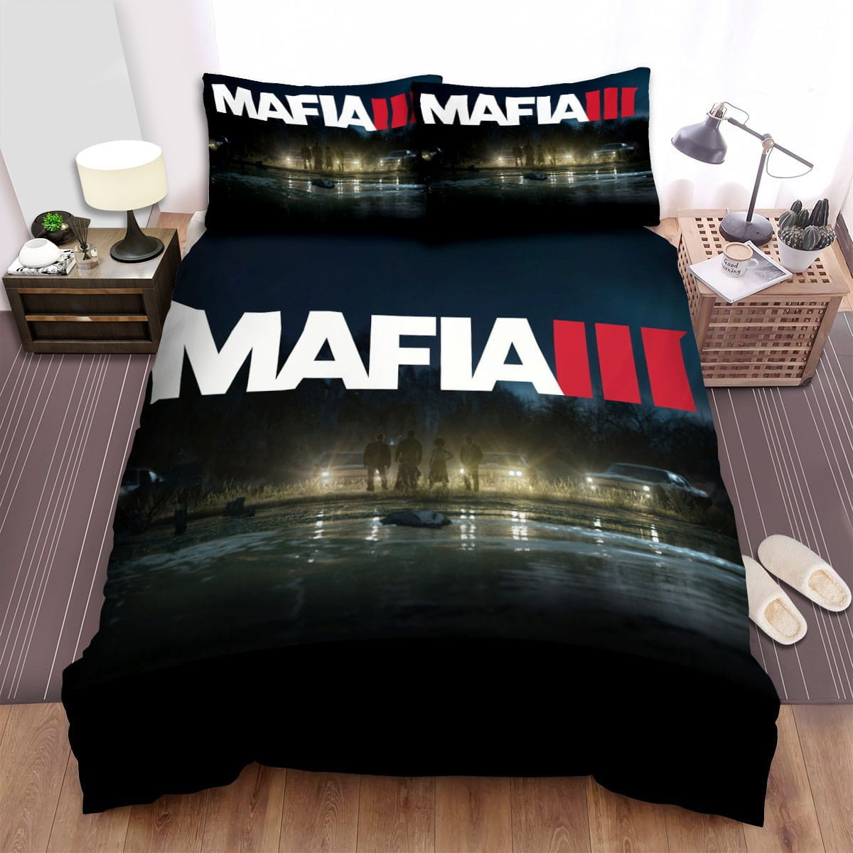 Video Games Mafia The Swamp Bedding Sets Duvet Cover Flatsheet Pillowcase
