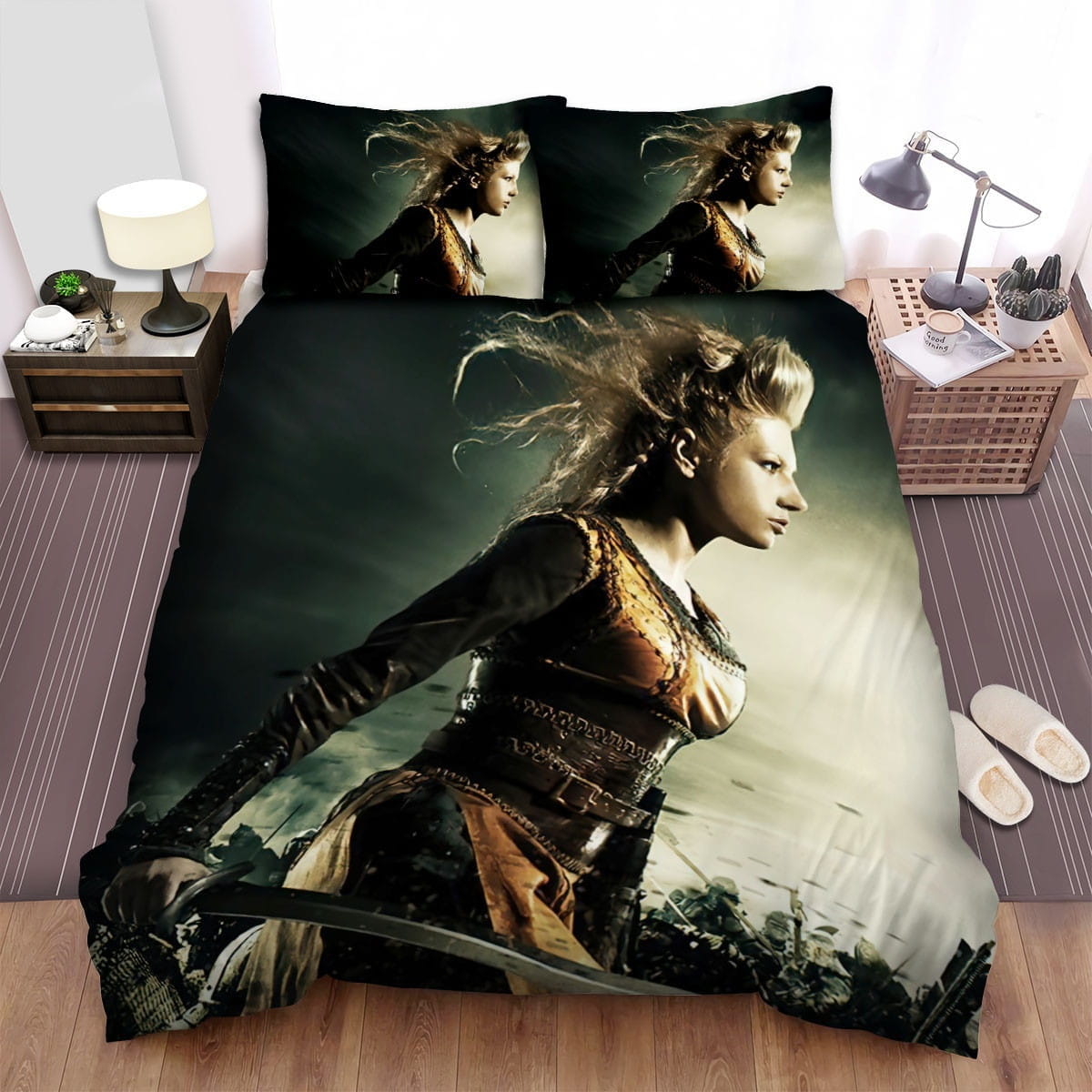 Vikings Movie Poster 8 Bedding Sets Duvet Cover Flatsheet Gift For Wife Husband Besties