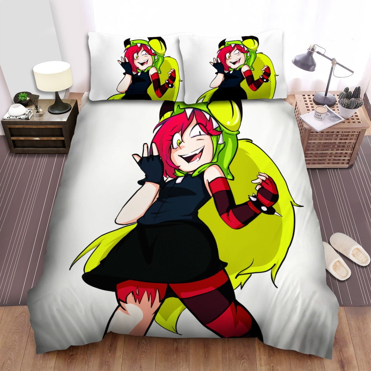 Villainous Cute Demencia Decorative Bedding Sets with Duvet Cover Flatsheet Pillowcases