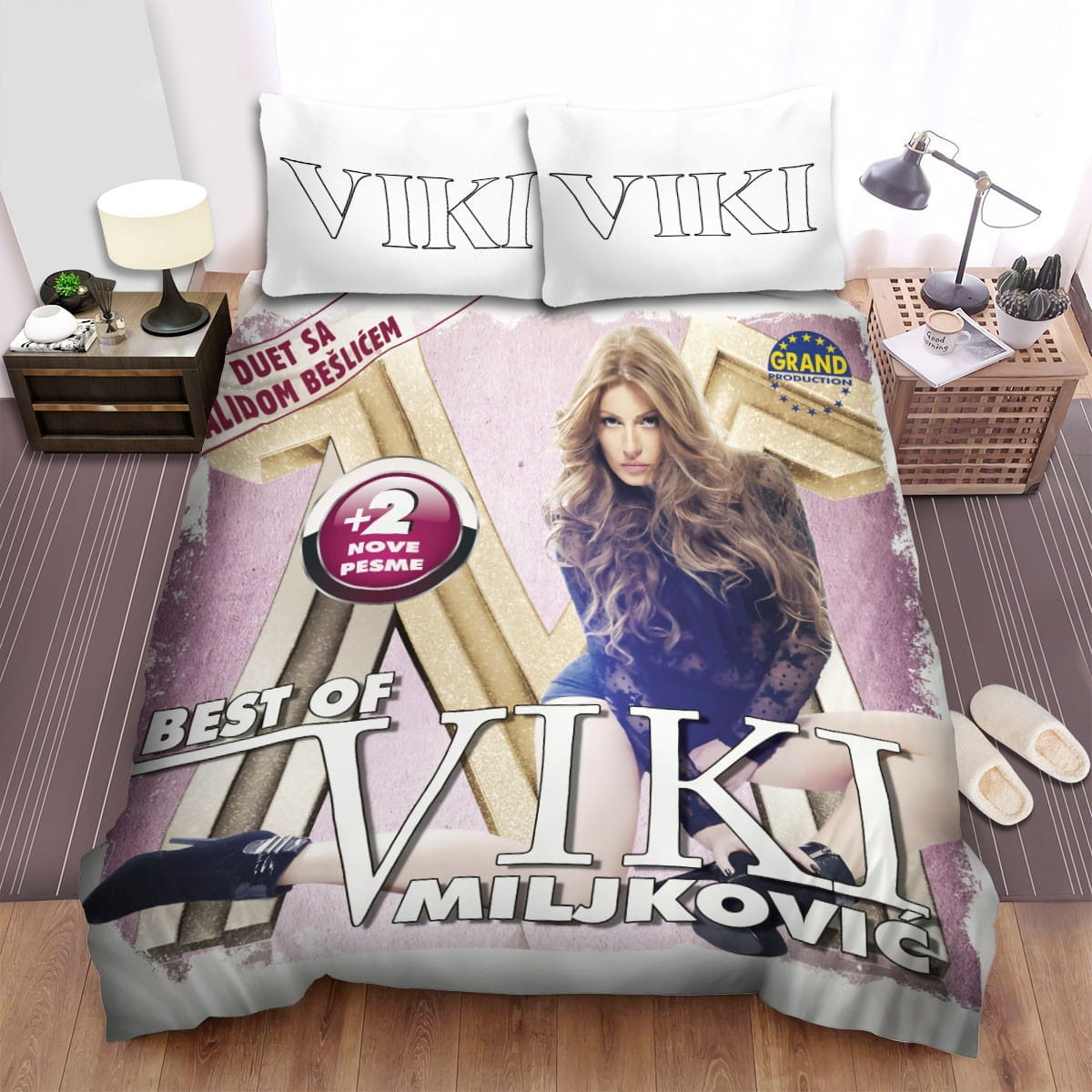 Viki Best Of Decorative Bedding Sets with Duvet Cover Flatsheet Pillowcases