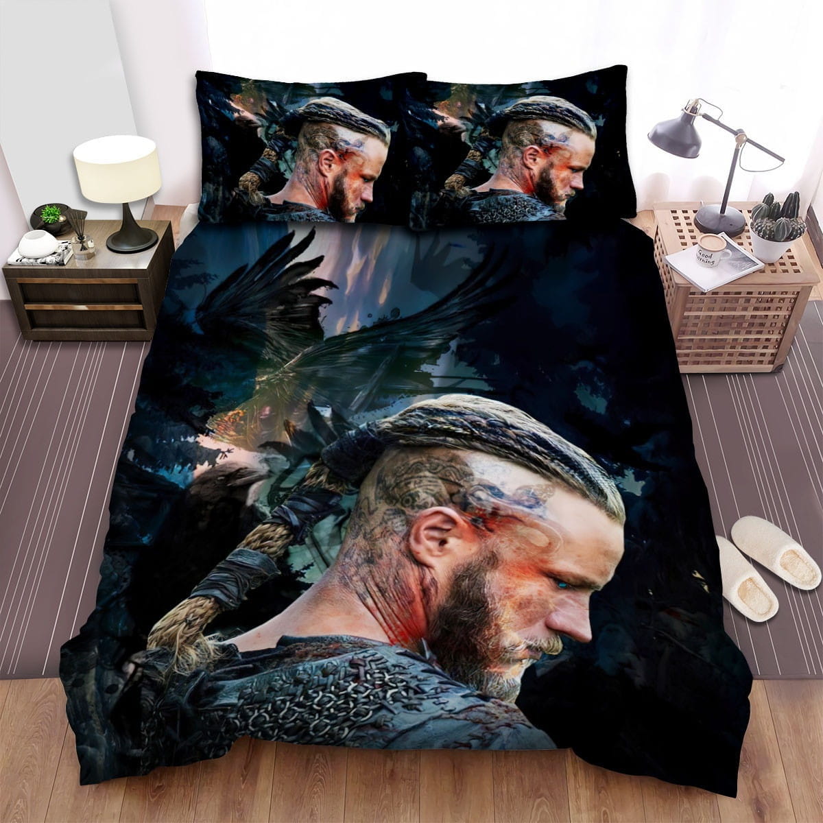 Vikings Ubbe Poster Art Bedding Sets Duvet Cover Flatsheet Pillowcases For Every Bedroom