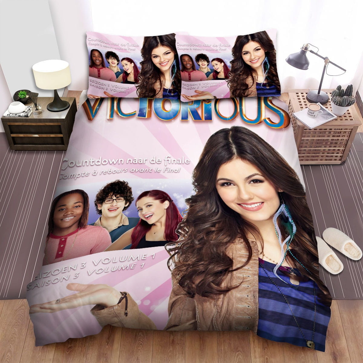Victorious Tori Vega Poster Bedding Sets Duvet Cover Flatsheet Gift For Christmas Thanksgiving Halloween