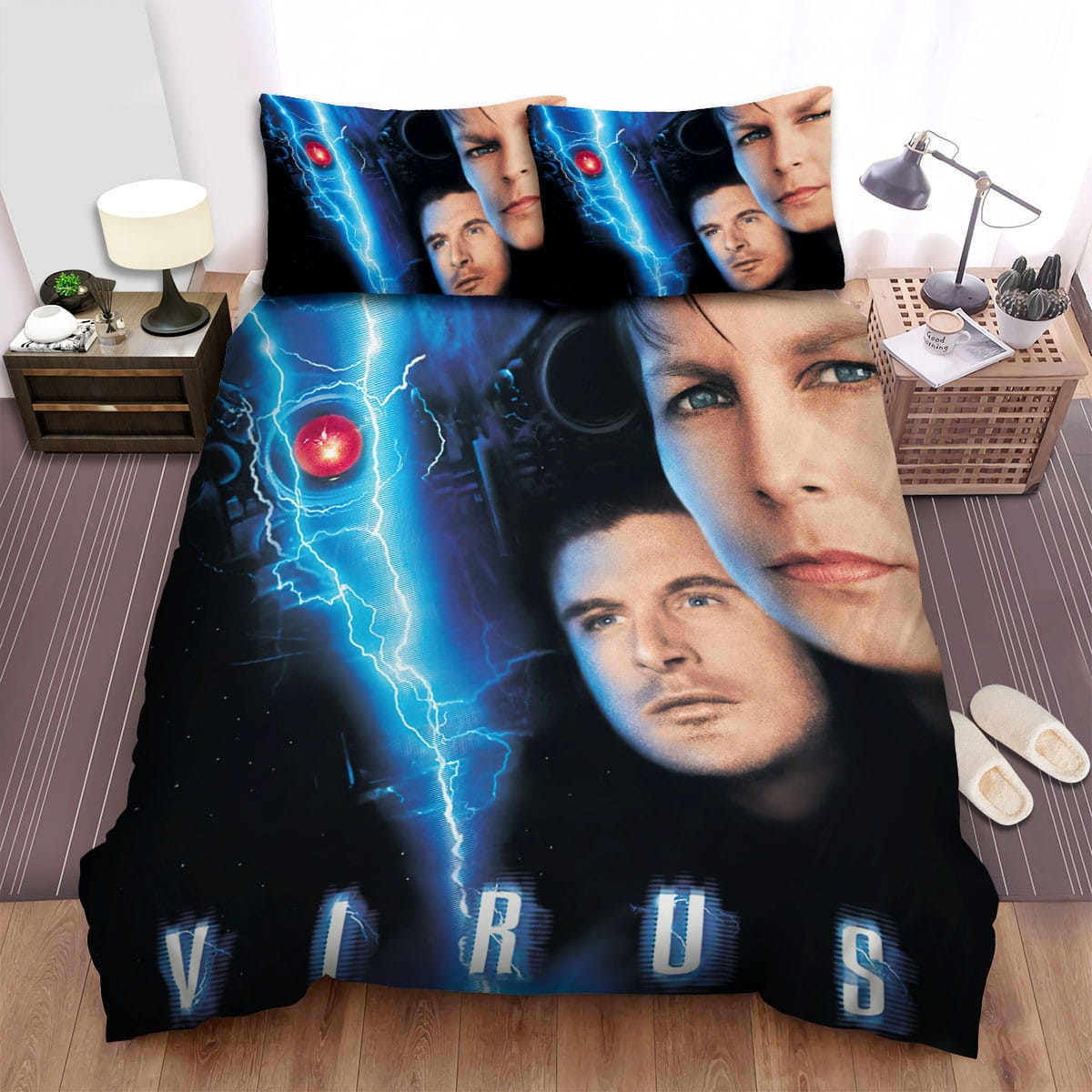Virus 1999 Lightning Decorative Bedding Sets with Duvet Cover Flatsheet Pillowcases