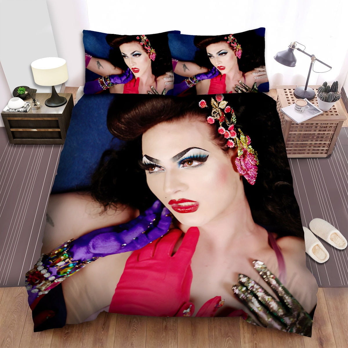 Violet Chachki Omg Bedding Sets Duvet Cover Flatsheet Pillowcases Perfect Gift For Fans