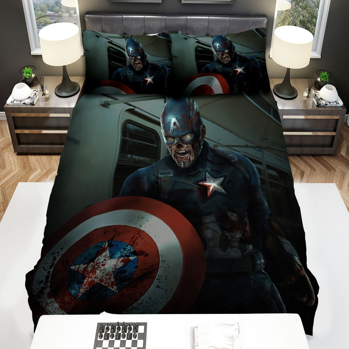 What If- Zombie Cap Bedding Sets Duvet Cover Flatsheet Gift For Wife Husband Besties