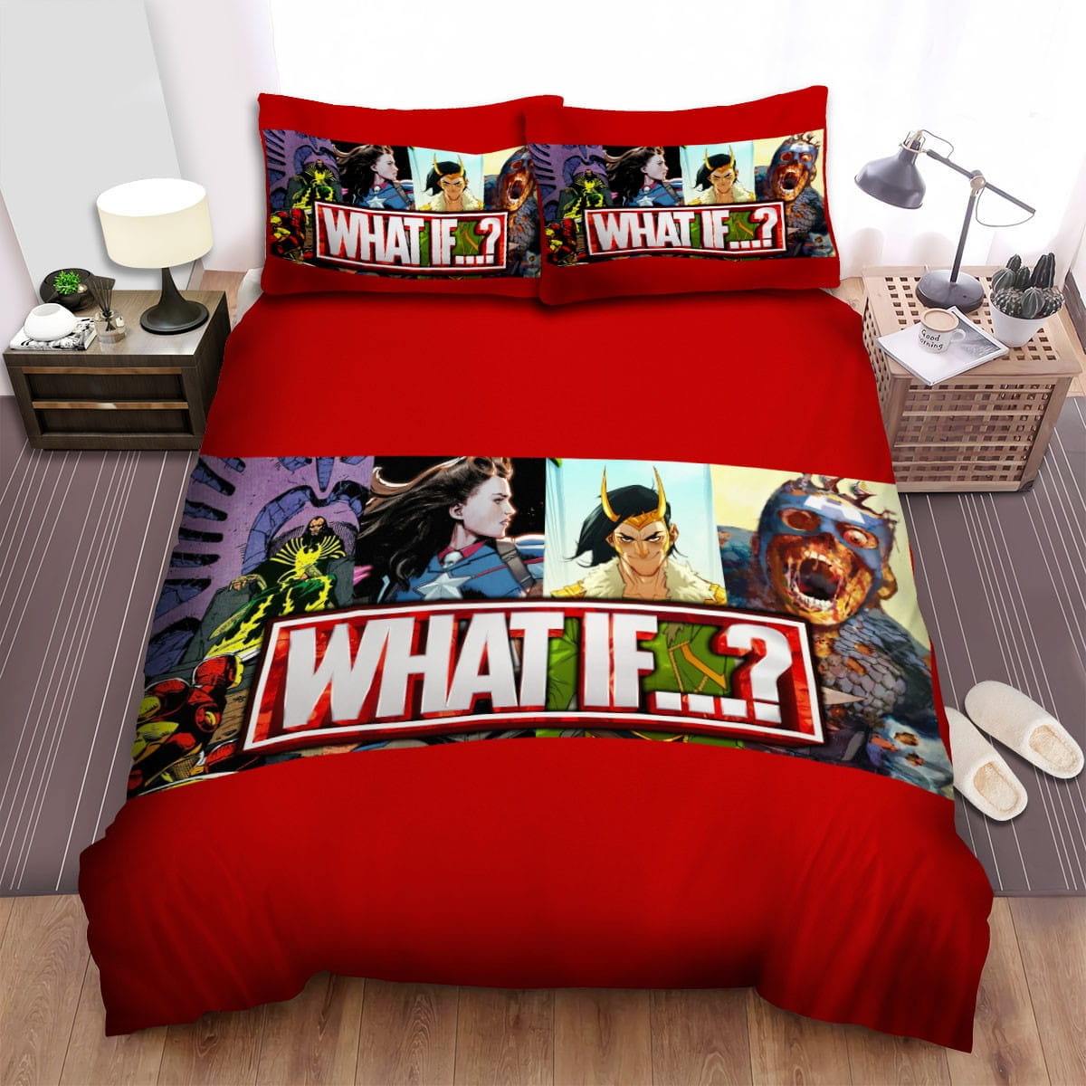 What If- The Poster Bedding Sets Duvet Cover Flatsheet Pillowcase