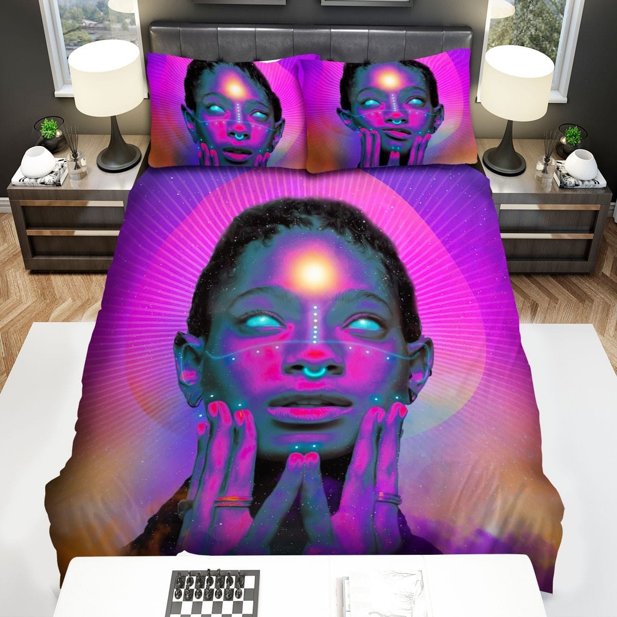 Willow Smith Art Print Bedding Sets Duvet Cover Flatsheet Gift For Christmas Thanksgiving Halloween