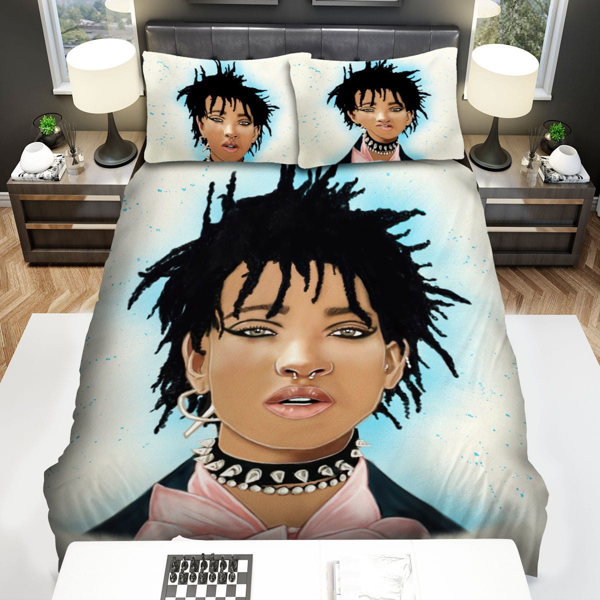 Willow Smith Fan Art Bedding Sets Duvet Cover Flatsheet Gift For Wife Husband Besties