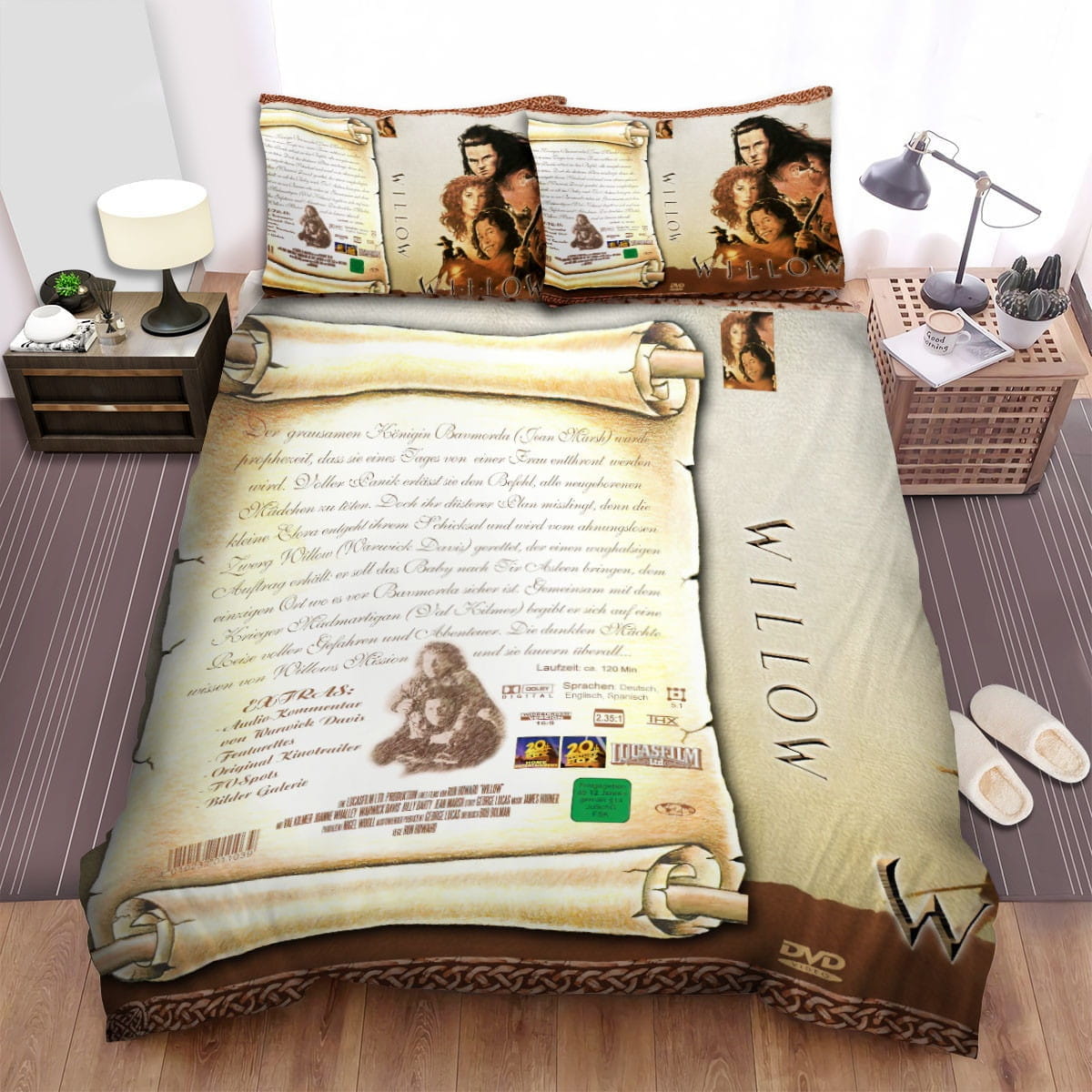 Willow The Old Letter Bedding Sets Duvet Cover Flatsheet Gift For Wife Husband Besties