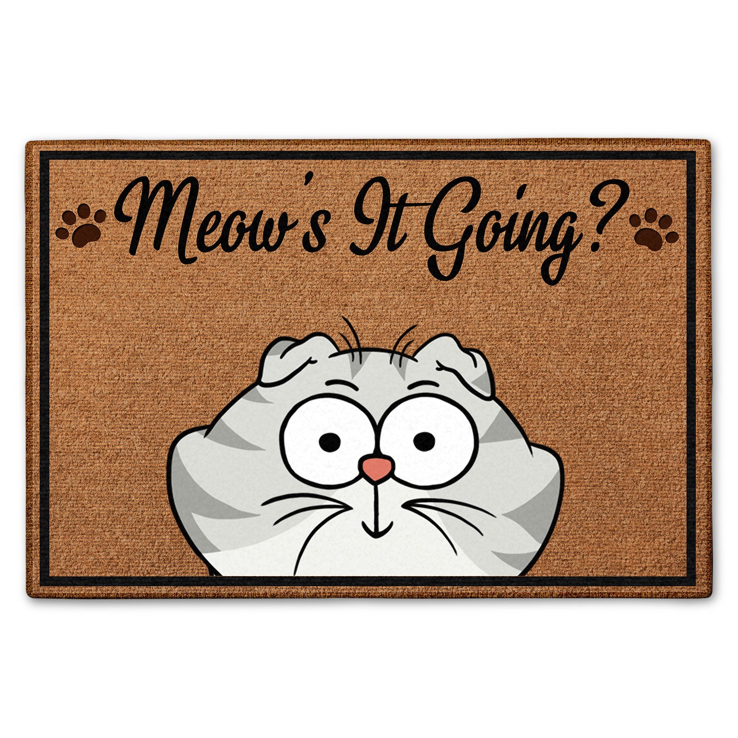 Meow'S It Going Funny Cute Cats Home Decor Gift For Cat Lovers Doormat