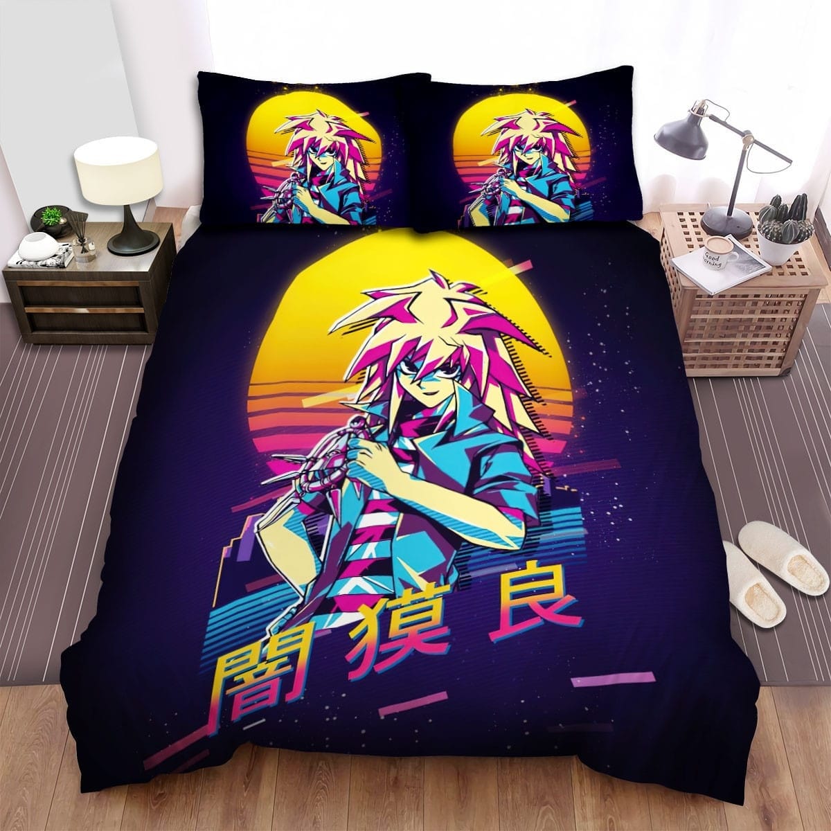 Yugioh Yami Bakura Decorative Bedding Sets with Duvet Cover Flatsheet Pillowcases