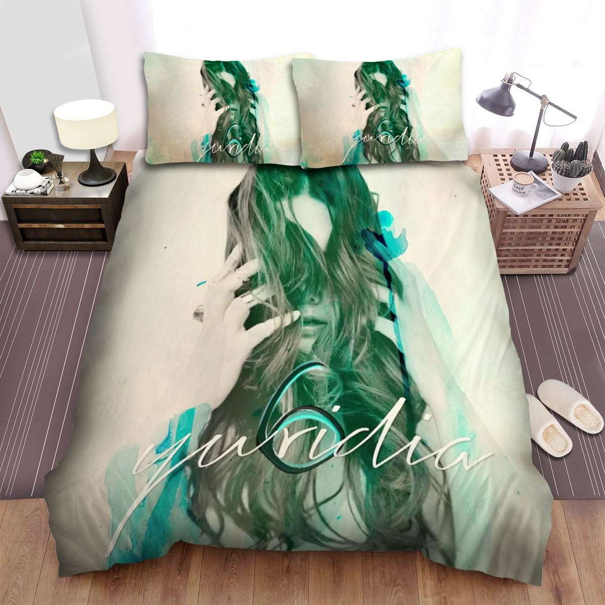 Yuridia Hair Bedding Set Duvet Cover Gift For Christmas Birthday Thanksgiving