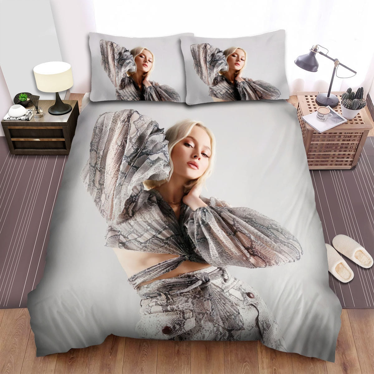 Zara Larsson Bedding Sets Duvet Cover Flatsheet Gift For Wife Husband Besties