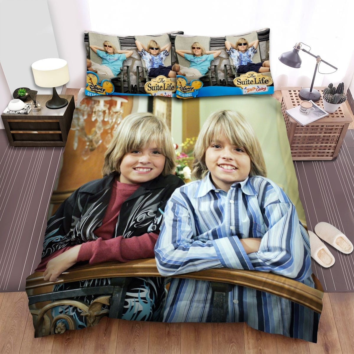 Zack And Cody Lying Bedding Sets Duvet Cover Flatsheet Gift For Christmas Thanksgiving Halloween