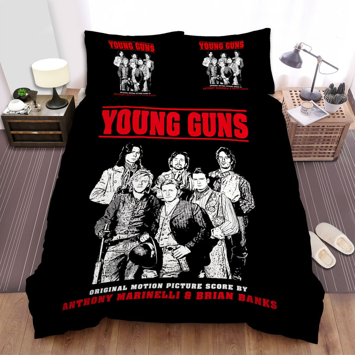 Young Guns Originah Motion Bedding Set Duvet Cover Gift For Christmas Birthday Thanksgiving