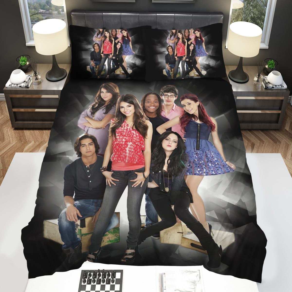 Victorious Artistic Shaping Decorative Bedding Sets with Duvet Cover Flatsheet Pillowcase