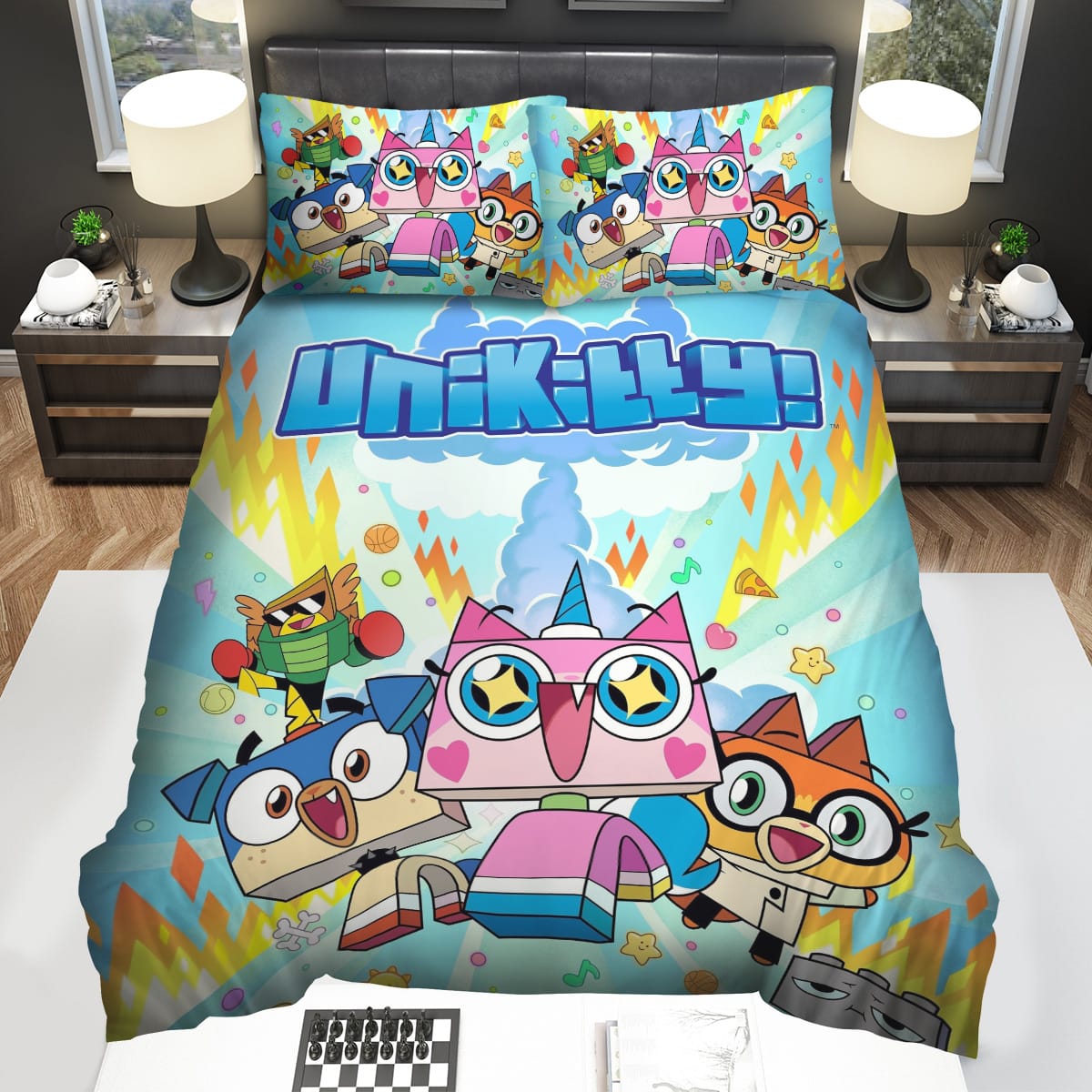 Unikitty Unikitty And Friends Decorative Bedding Sets For Fan