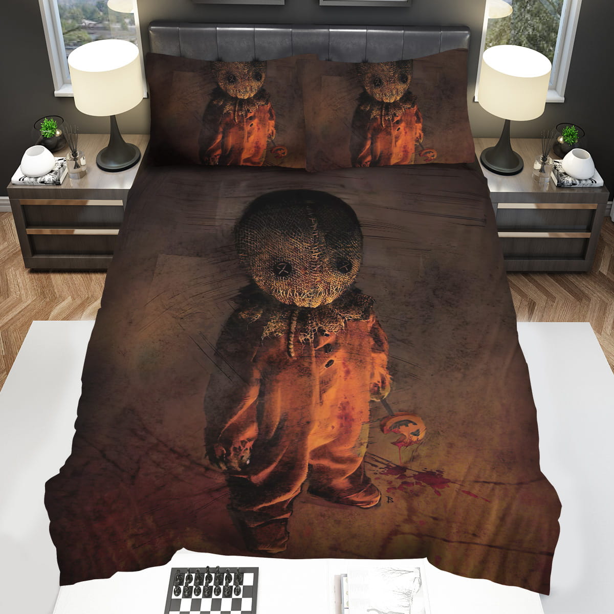 Trick r Treat Movie Poster Decorative Bedding Sets with Duvet Cover Flatsheet Pillowcase