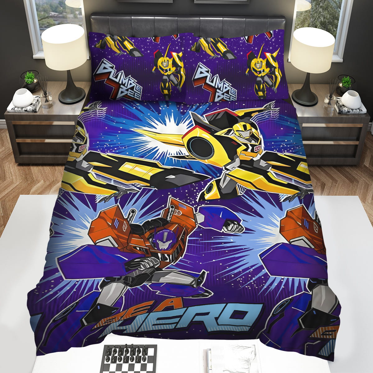 Transformers Duvet Hero Transformers Decorative Bedding Sets with Duvet Cover Flatsheet Pillowcase