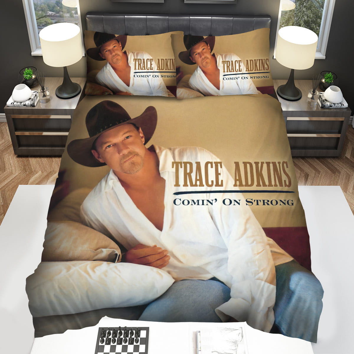 Trace Adkins Album Comin On Strong Decorative Bedding Sets For Fan