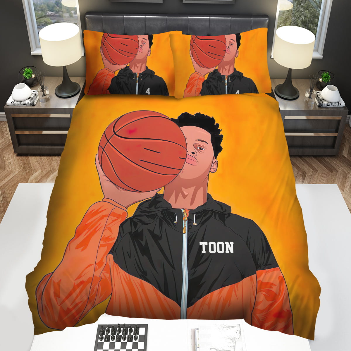Baseball Custom name Decorative Bedding Sets with Duvet Cover Flatsheet Pillowcase