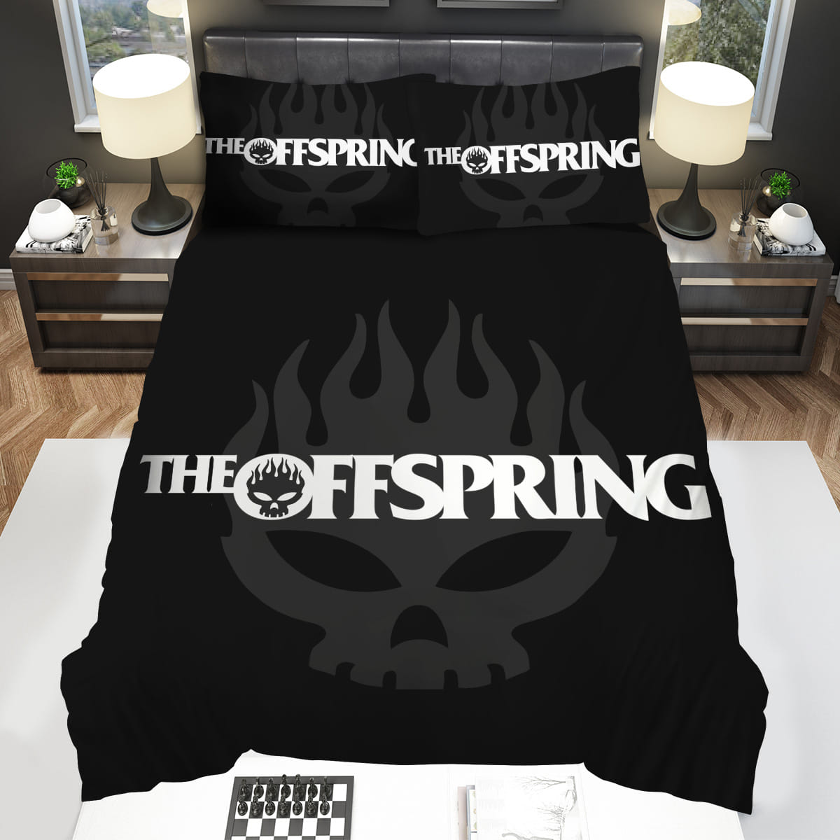 The Offspring Skull Logo Bedding Sets Duvet Cover Flatsheet Pillowcase