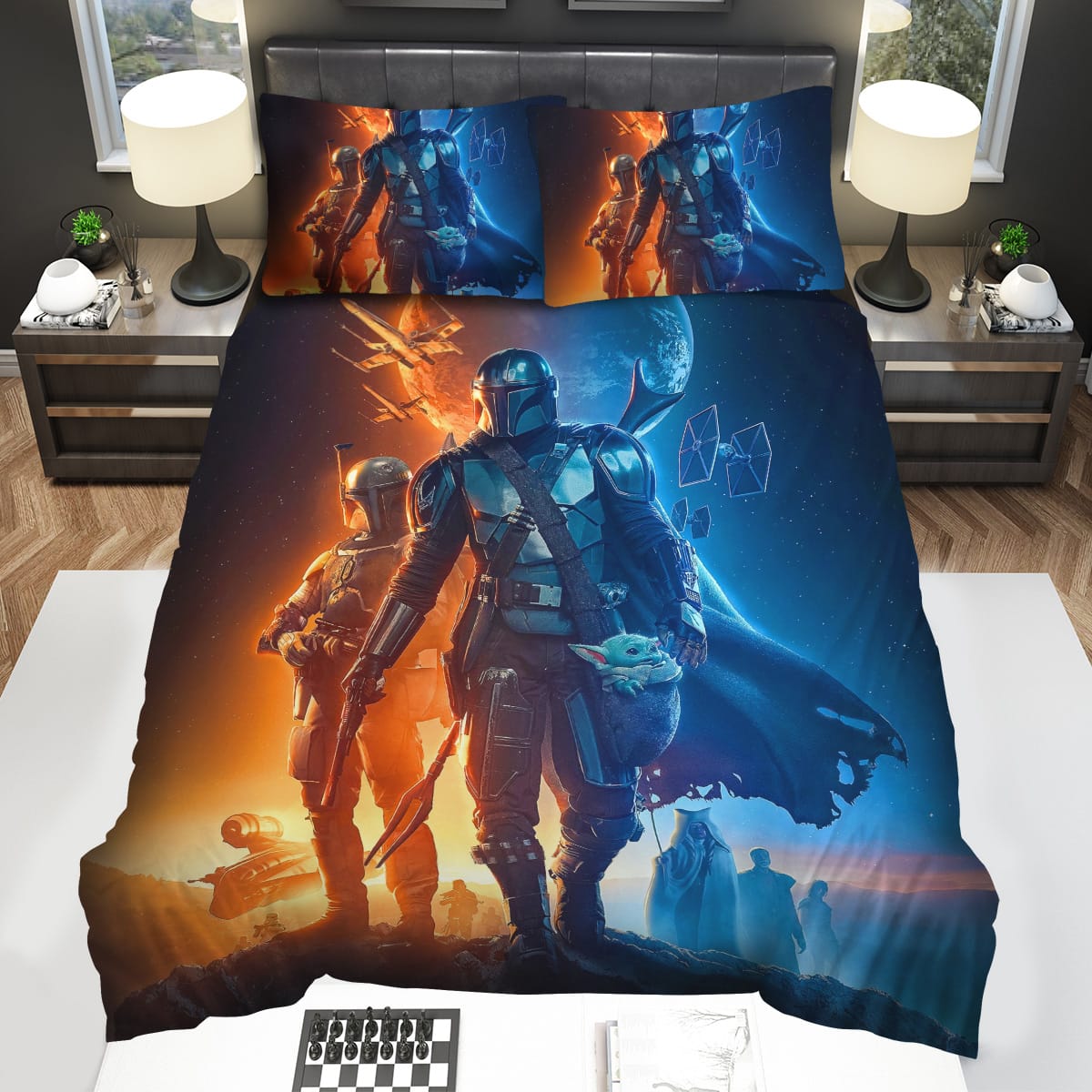 The Mandalorian Series Poster Bedding Sets Duvet Cover Flatsheet Pillowcase