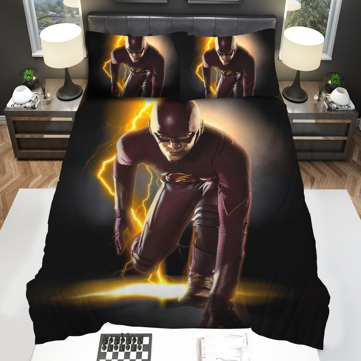 The Flash 2014 The Flash Full Suit Poster Decorative Bedding Sets For Fan